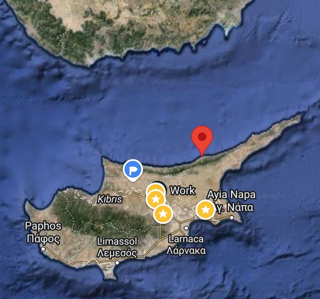 Islanders Projesi Google Maps Konumu ve Koordinatları - Kuzey Kıbrıs Yatırım İçin Merkezi Konum